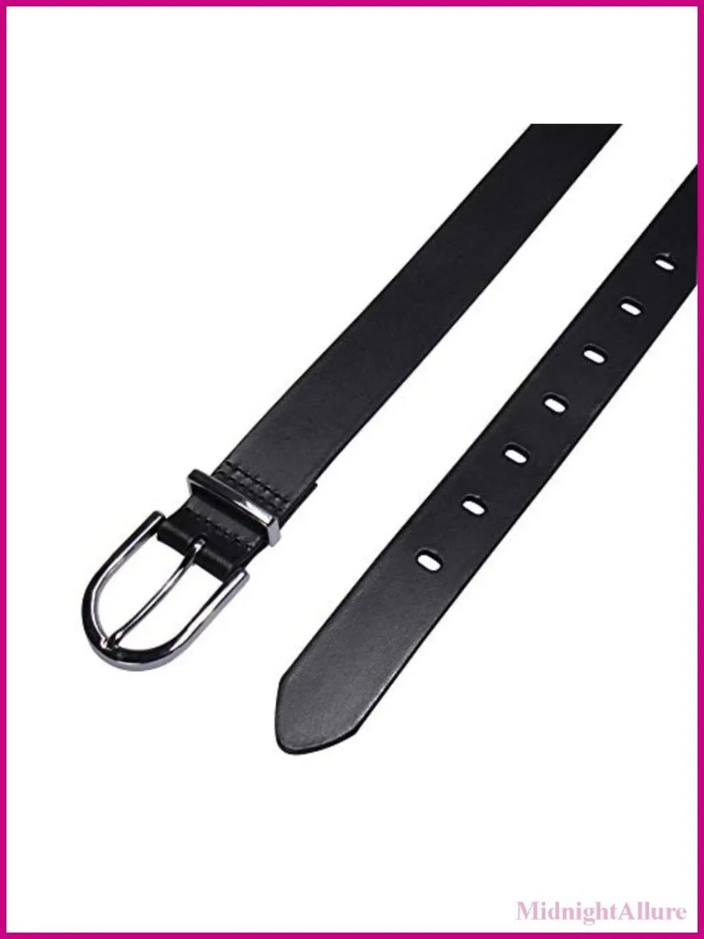 Round Buckle Fashion Belt for Jeans Trousers Casual Statement Belt